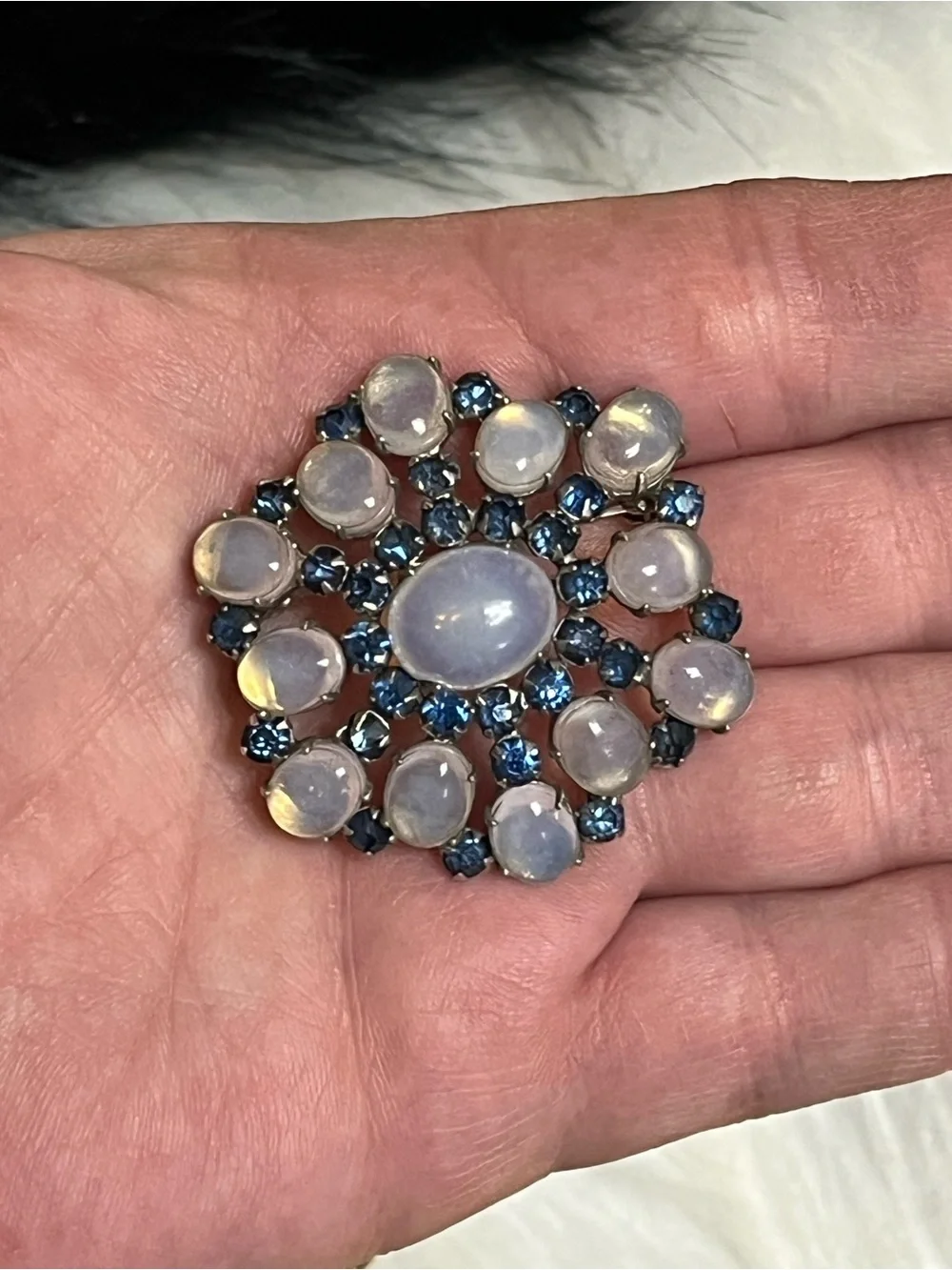 Vintage Iridescent Brooch